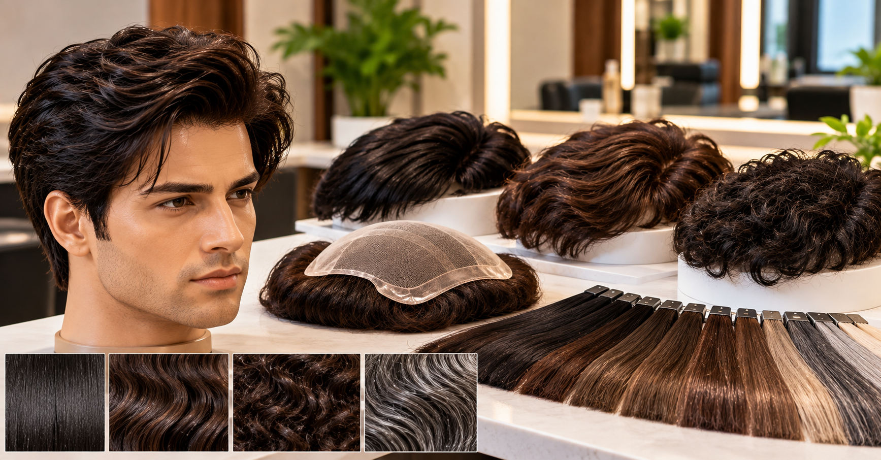 Premium Hair Systems and Texture Showcase